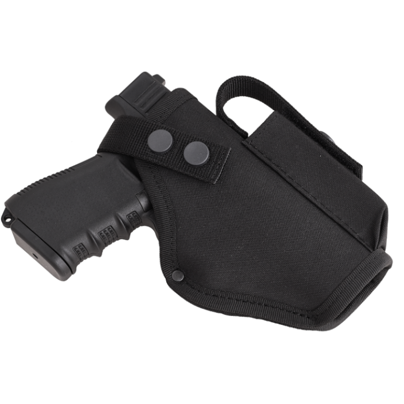 Кобура для Retay G-17, Glock-17 Глок-17 T 910 Flarm поясна з чохлом підсумком для магазину (oxford 600d, чорна) Кобура для Retay G-17, Glock-17 Глок-17 T 910 Flarm поясна з чохлом підсумком для магазину (oxford 600d, чорна)