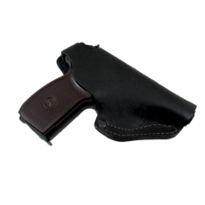 Кобура ПМ поясна не формована (шкіра, чорна)