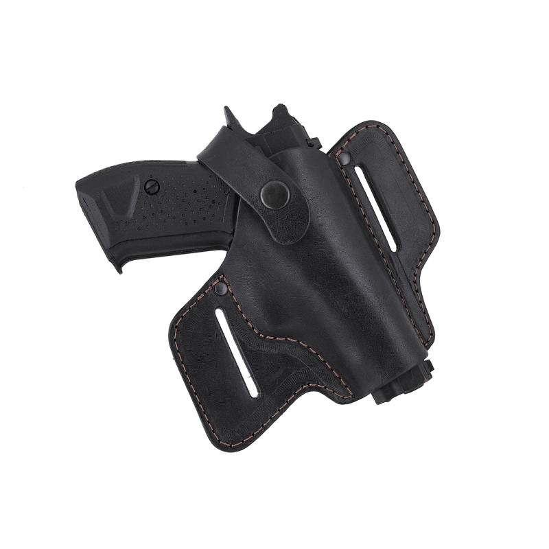 Кобура Форт-12 поясна не формована “метелик“ (шкіра, чорна) Кобура Форт-12 поясна не формована “метелик“ (шкіра, чорна)