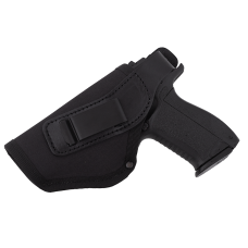 Кобура для ЛІВШІ для Форт-17 поясна + прихованого внутрішньобрючного носіння на скобі (oxford 600d/ шкіра, чорна)