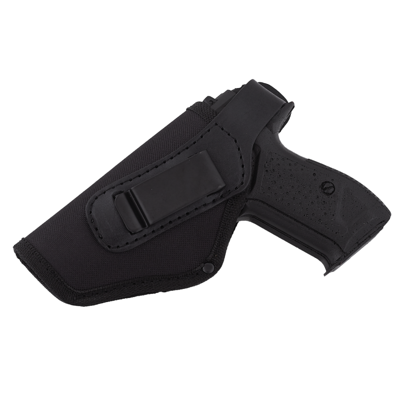 Кобура для ЛІВШІ для Форт-12 поясна + прихованого внутрішньобрючного носіння на скобі (oxford 600d/ шкіра, чорна)