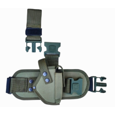 Кобура для ПМ-Макарова стегновий з платформою (oxford 600d, хакі Олива зелена)