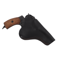 Кобура поясна Скат, Наган не формована (шкіра, чорна)