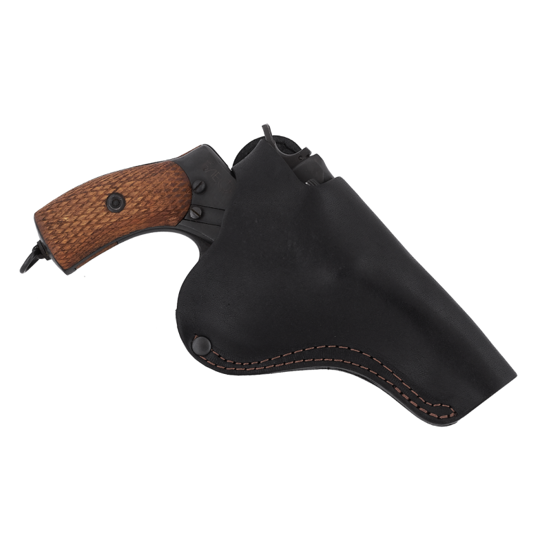Кобура поясна Скат, Наган не формована (шкіра, чорна) Кобура поясна Скат, Наган не формована (шкіра, чорна)