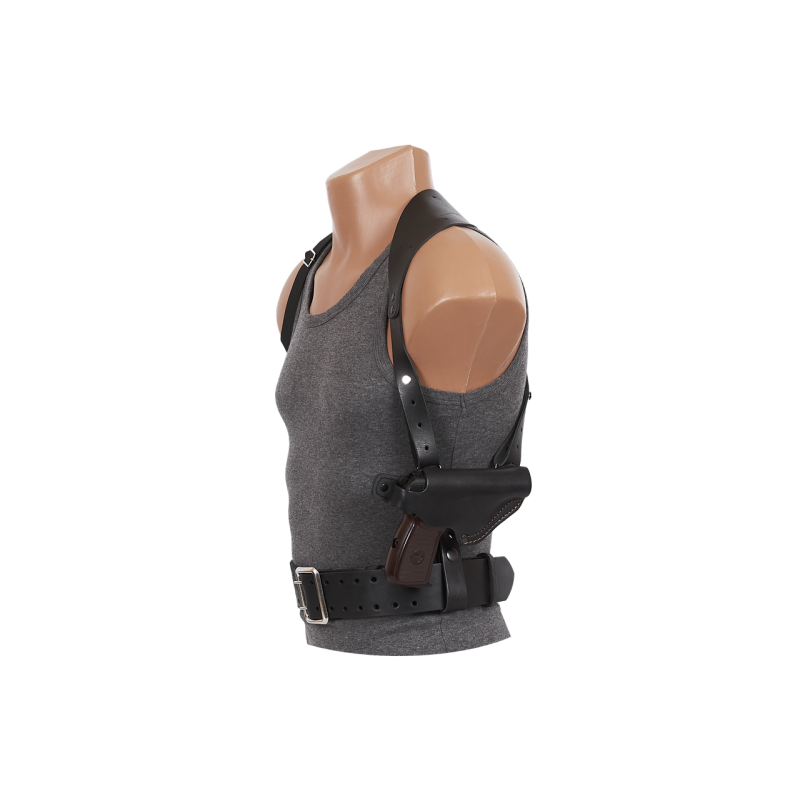 Кобура ПМ оперативна + поясна не формована (шкіра, чорна) SV Кобура ПМ оперативна + поясна не формована (шкіра, чорна) SV