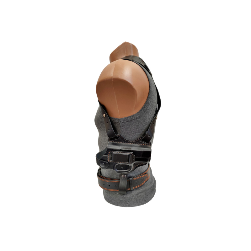 Кобура оперативна Буря (Шторм) оперативна + поясна + прихованого внутрішньобрючного носіння формована з кліпсою (шкіра, чорна) Кобура оперативна Буря (Шторм) оперативна + поясна + прихованого внутрішньобрючного носіння формована з кліпсою (шкіра, чорна)