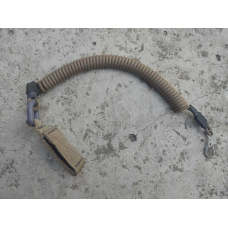 Шнур страхувальний кручений Тренчик-карабін економ (паракорд, койот)