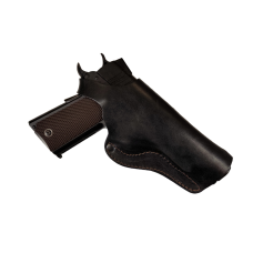 Кобура для Colt 1911 поясна не формована (шкіра, чорна)