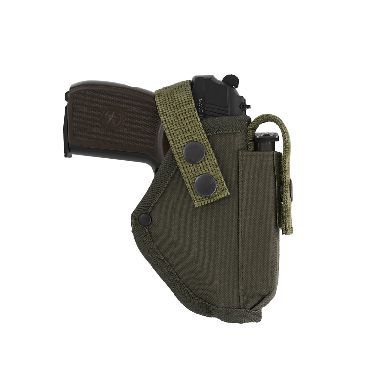 Кобура для ПМ-Макарова поясна з чохлом під магазин (oxford, олива)