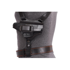 Кобура Форт-17 оперативна + поясна + прихованого внутрішньобрючого носіння шкіряна формована з кліпсою