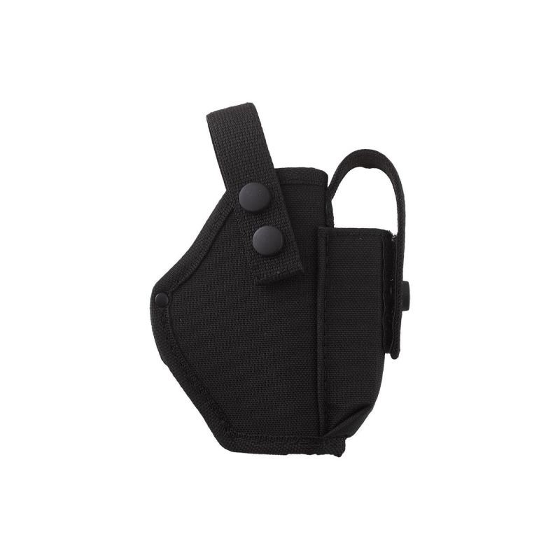 Кобура для Форт-17 з чохлом, підсумком під магазин/ поясна, на пояс Поліція (Oxford, чорна)17601