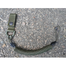 Шнур страхувальний кручений Тренчик-карабін (паракорд, піксель)