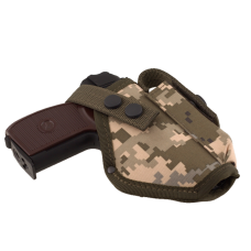 Кобура ПМ поясна з чохлом під магазин (піксель)