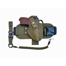 Тактична ПМ Макарова стегна з платформою 11707 колір Олива,зелений, хакі, шнур, тренчик 991 SV