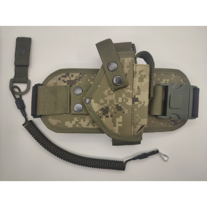 Тактична ПМ Макарова стегна з платформою 11710 колір Піксель камуфляж шнур, тренчик 974 SV