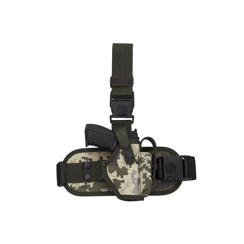 Кобура стегновий Форт-17 з платформою (oxford 600d, піксель)