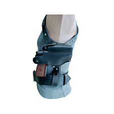 Оперативка для ПМ макарова з підсумком під магазин неформована шкіряна чорна SV