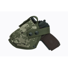 Кобура ПМ поясна з чохлом під магазин (піксель) Шульга 0011610 SV