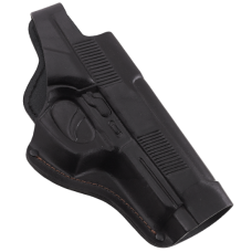 Кобура для Beretta 92 (Беретта) на пояс поясная формованная (кожаная, черная) SV
