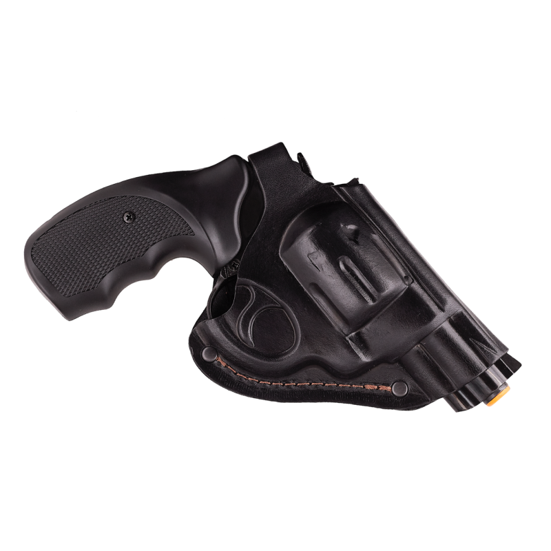 Кобура Револьвера 2,5 поясна формована (шкіра, чорна) Кобура Револьвера 2,5 поясна формована (шкіра, чорна)