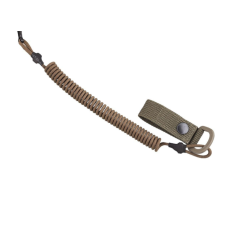 Тренчик-карабін, шнур страхувальний кручений для пістолета (паракорд, койот)