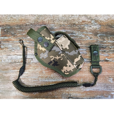 Комплект Кобура ТТ поясна з чохлом під магазин + шнур тренчік пиксель SV