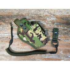 Кобура ТТ поясна з чохлом під магазин колір + шнур тренчік , Мультикам SV