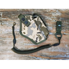 Кобура до G-17 Glock-17 Глок поясна з чохлом підсумком до магазину + шнур тренчик Піксель SV