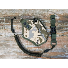 Кобура до G-17 Glock-17 Глок поясна з чохлом підсумком до магазину + шнур тренчик Піксель SV