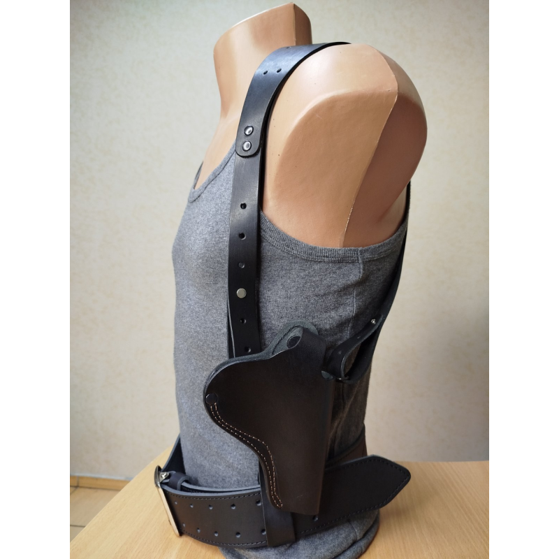 Кобура оперативна Скат, Наган НКВС не формована (шкіра, чорна) Кобура оперативна Скат, Наган НКВС не формована (шкіра, чорна)