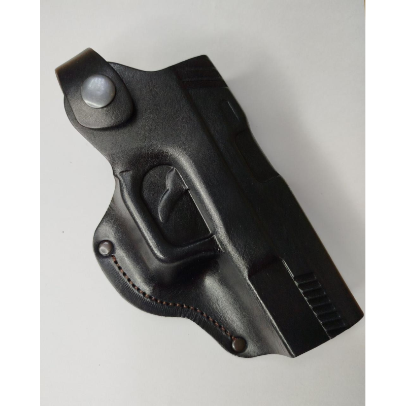 Кобура поясна Glock-17 формована (шкіра, чорна) нова Кобура поясна Glock-17 формована (шкіра, чорна) нова