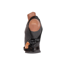 Кобура Револьвер 3 оперативна + поясна формована (шкіра, чорна)