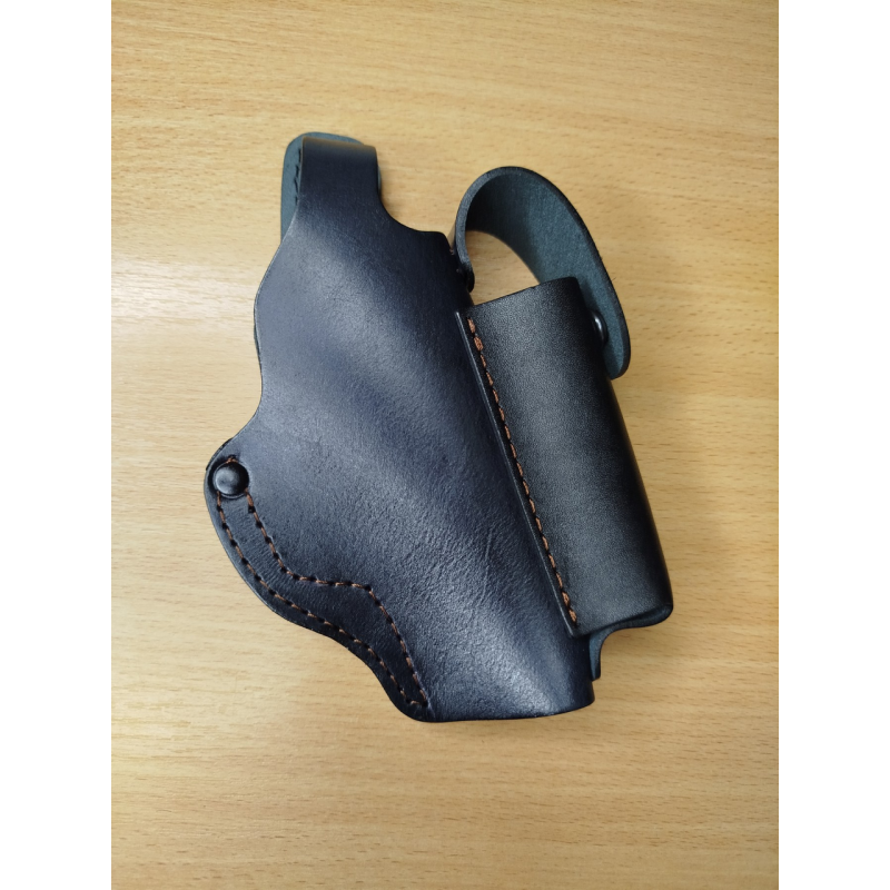 Кобура Шкіряна для Форт 12 поясна з чохлом під магазин Кобура Шкіряна для Форт 12 поясна з чохлом під магазин