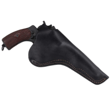 Кобура поясна Наган не формована (шкіра, чорна)