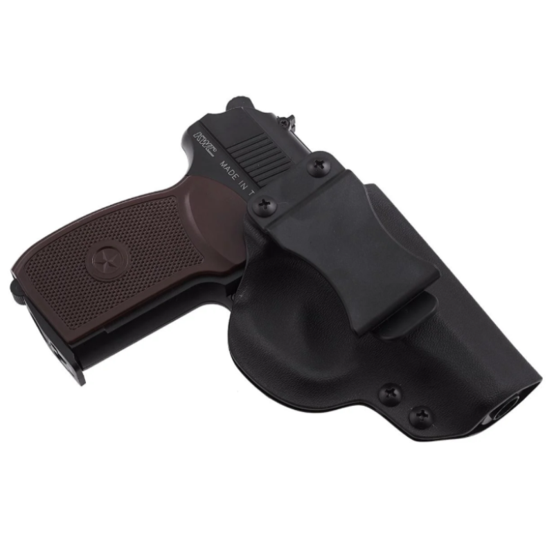 Кобура для ПМ-Макарова для прихованого носіння, внутрибрючная (кайдекс, чорна)