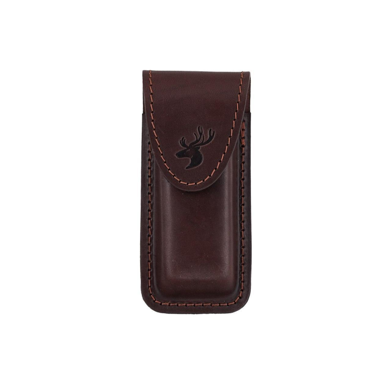 Подсумок, чохол для магазину ПМ (пістолет Макарова) формований B на липучці (шкіра, коричневий)