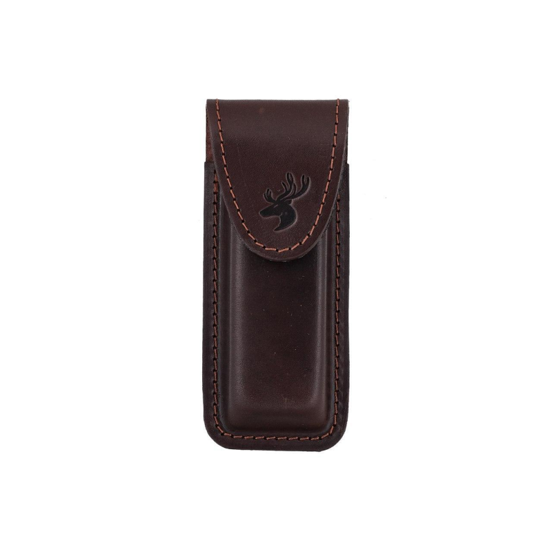 Подсумок, чохол для магазину Форт-12 формований B на липучці (шкіра, коричневий)
